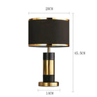 Black & Gold Modern Table Lamp Home Homekode 