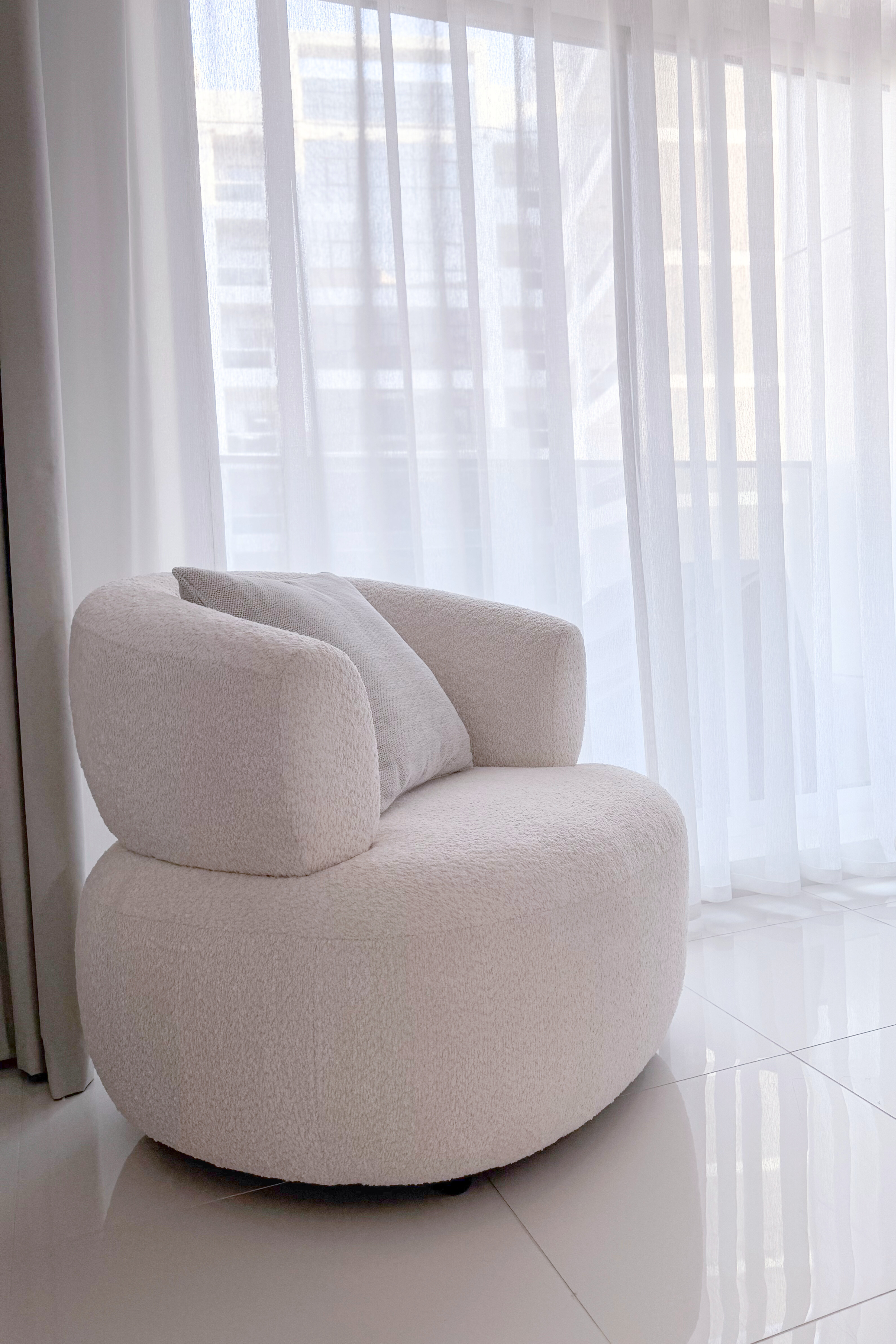 Yelena Boucle Lounge Sofa Chair