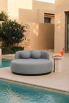 Yosline Light Grey Outdoor Day Bed