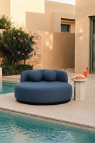 Yosline Navy Blue Outdoor Day Bed