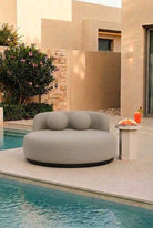 Yosline Warm Grey Outdoor Day Bed