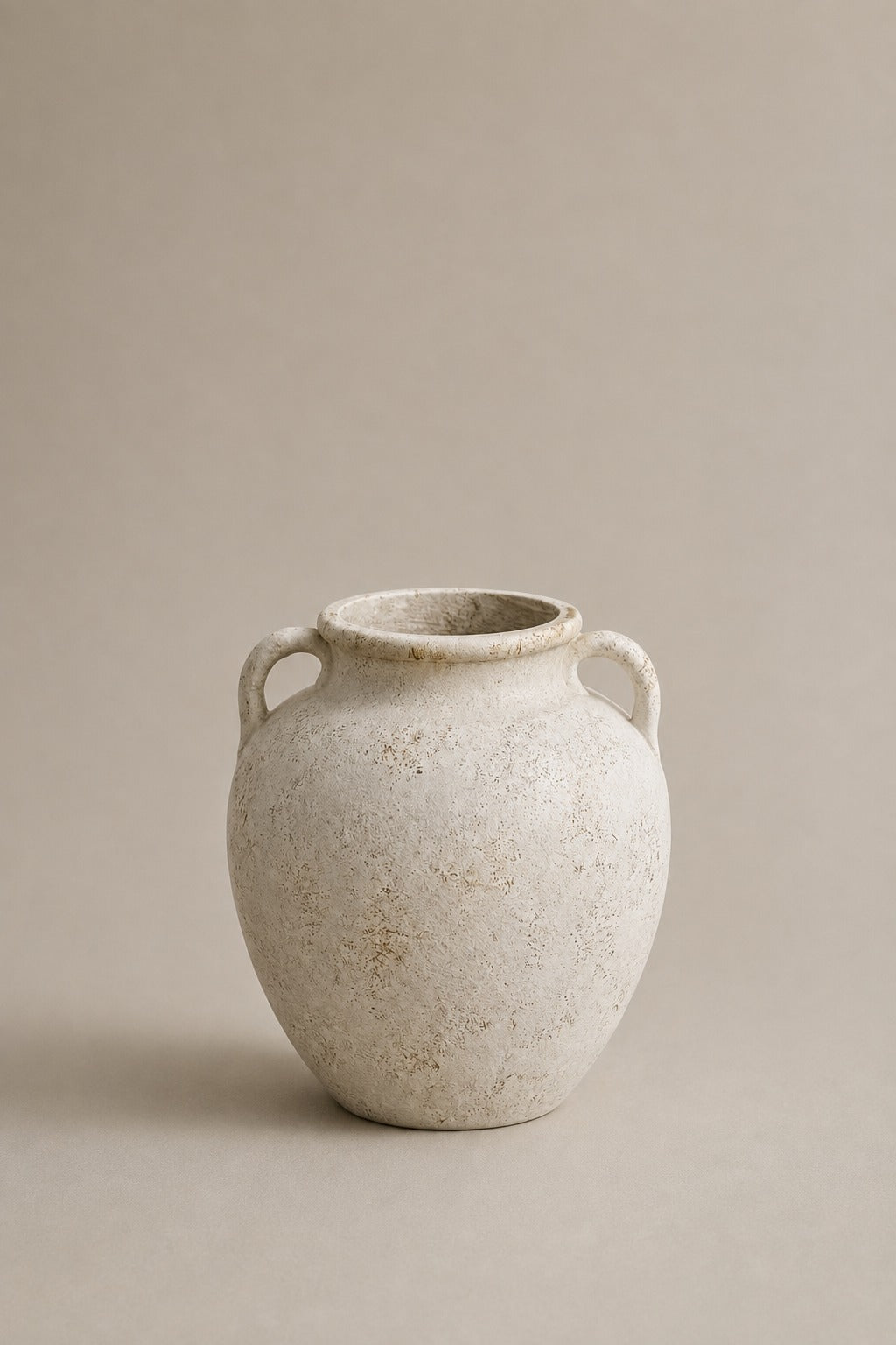 Zevora Ivory Ceramic Vase