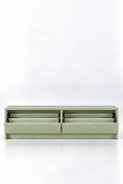 Arqen Green Wooden Shoe Cabinet view 3