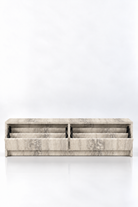 Arqen Warm Greige Wooden Shoe Cabinet view 3