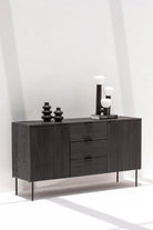 Black 3 Drawers & 2 Doors Sideboard ART 