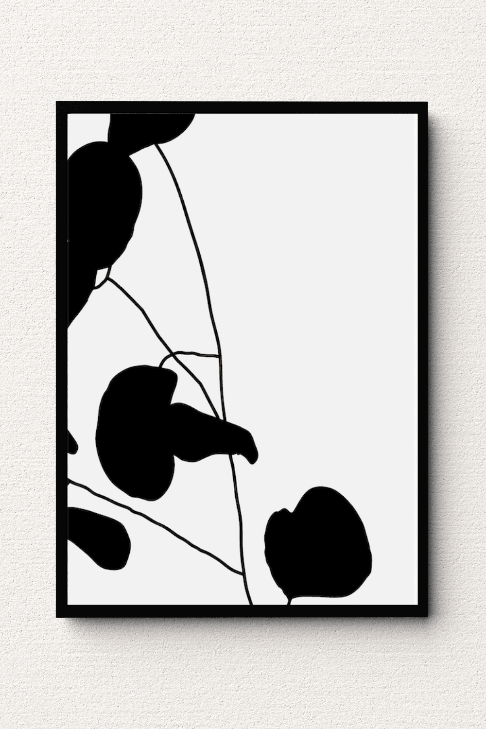 Botanical Plant Silhouette Wall Art I