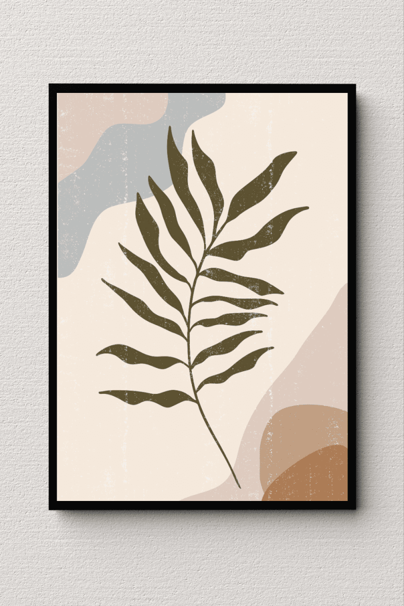 Meditative Foliage Wall Art