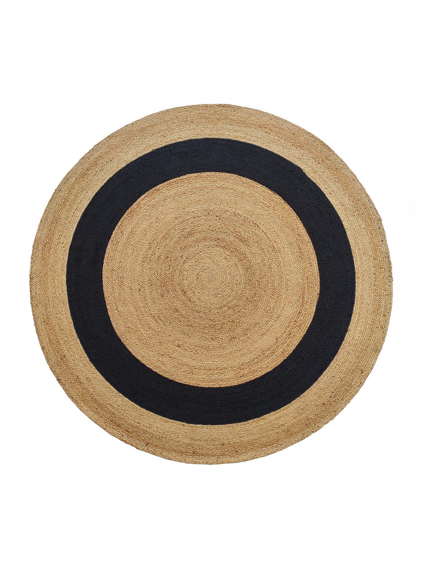 Eclipse Harmony - Braided Jute Round Rug (200 CM)