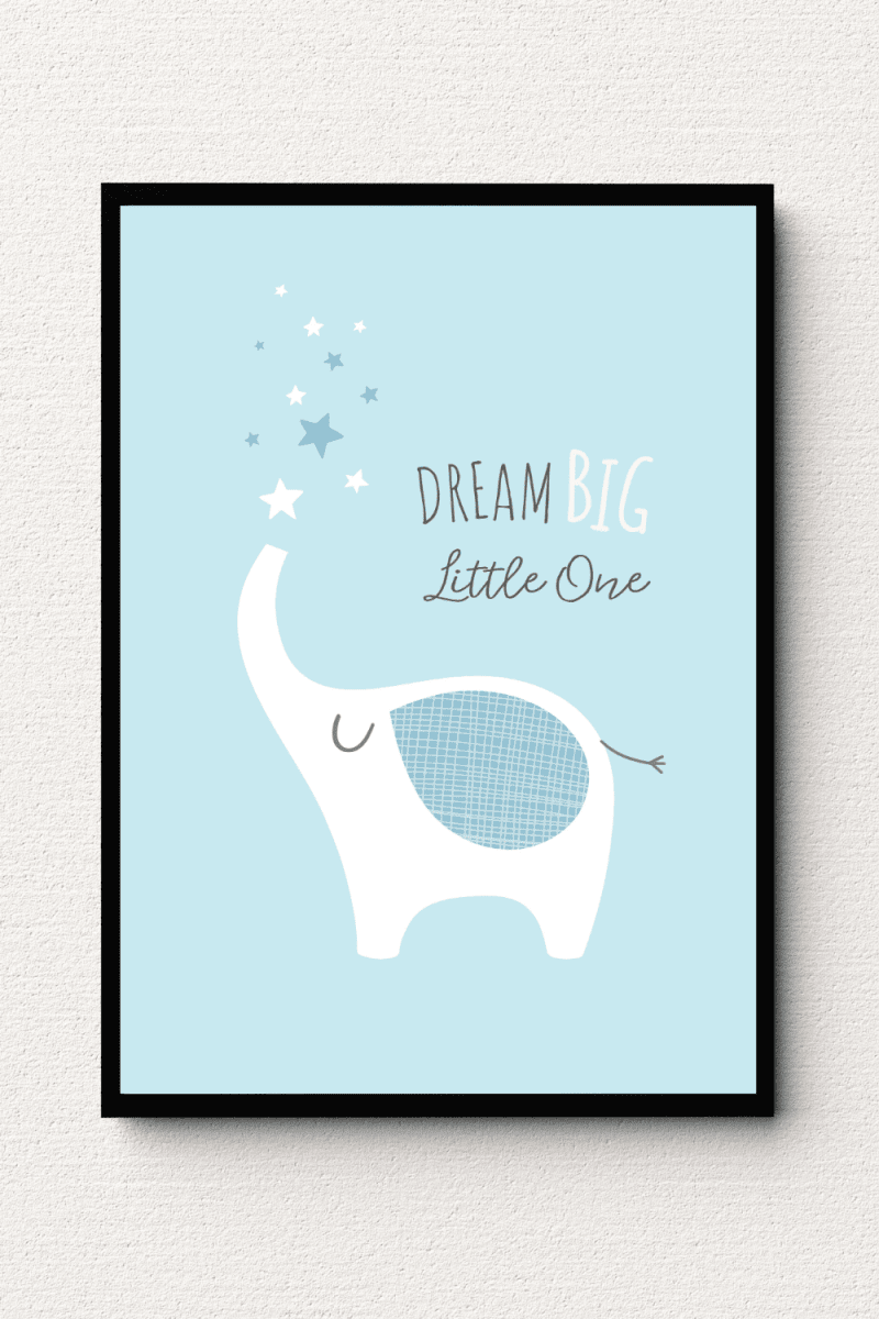 Elephant Dreamscape Wall Art