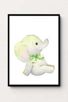 Enchanting Elephant Babe Wall Art FAI12 