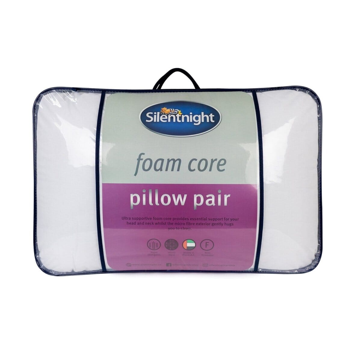 SILENTNIGHT SOFT FOAM CORE PILLOW PAIR SilentNight 