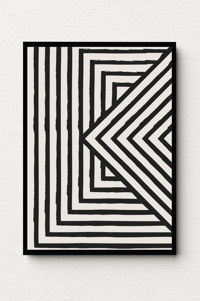 Geometric Pattern Abstract Wall Art IV