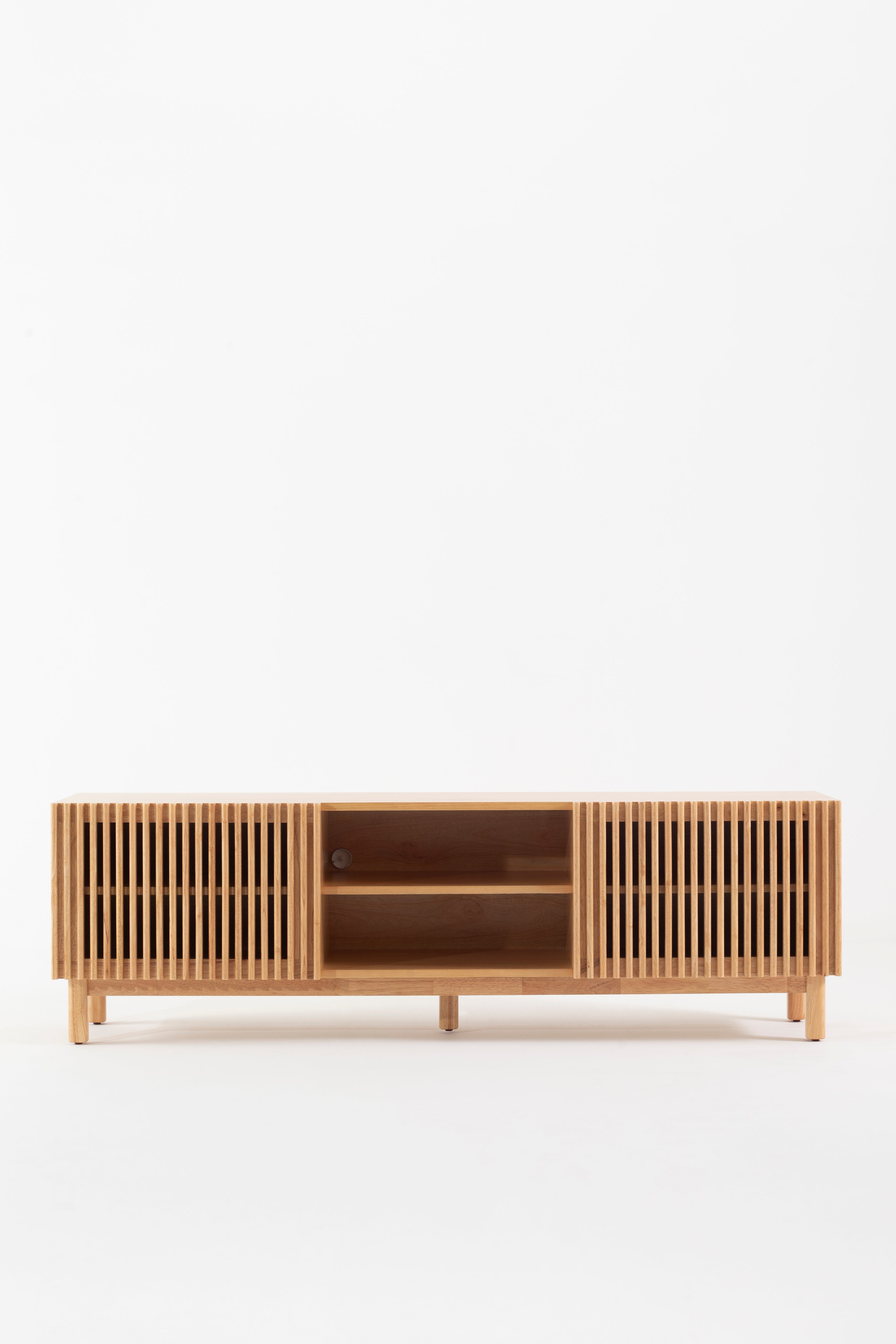 Julian Natural Wooden Media Unit