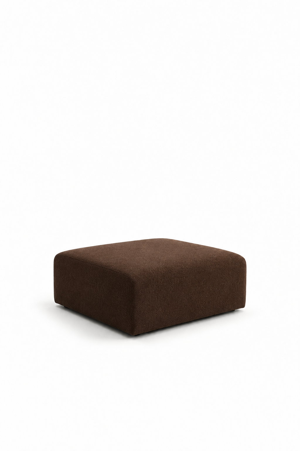 Kallia Cocoa Brown Ottoman in ST-4012-12 fabric