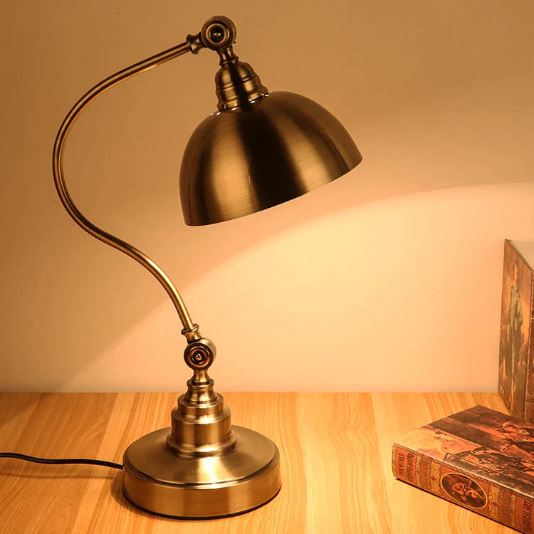 Gold Table Lamp with Metal Shade Home Homekode 