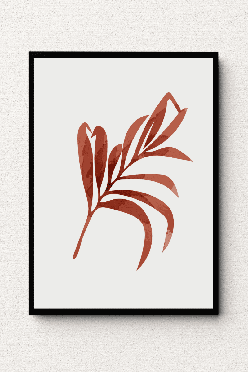 Tropical Leaf Illustration IV FAI12 