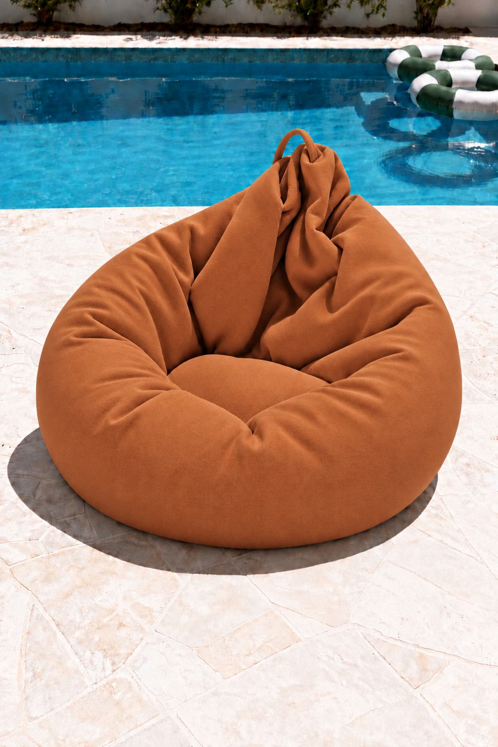 Nerlo Rust Terracotta Outdoor Bean Bag
