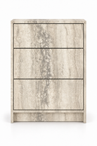 Orelvane Warm Greige Wooden Shoe Cabinet view 2