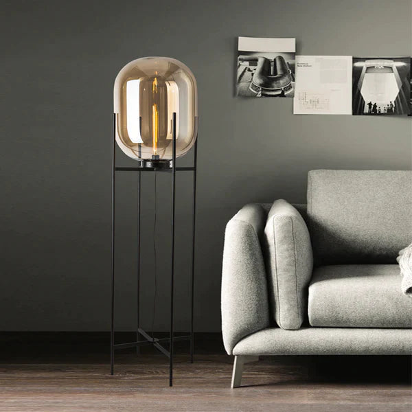 Glass Top Standing Lamp (2 Size) Home Homekode 