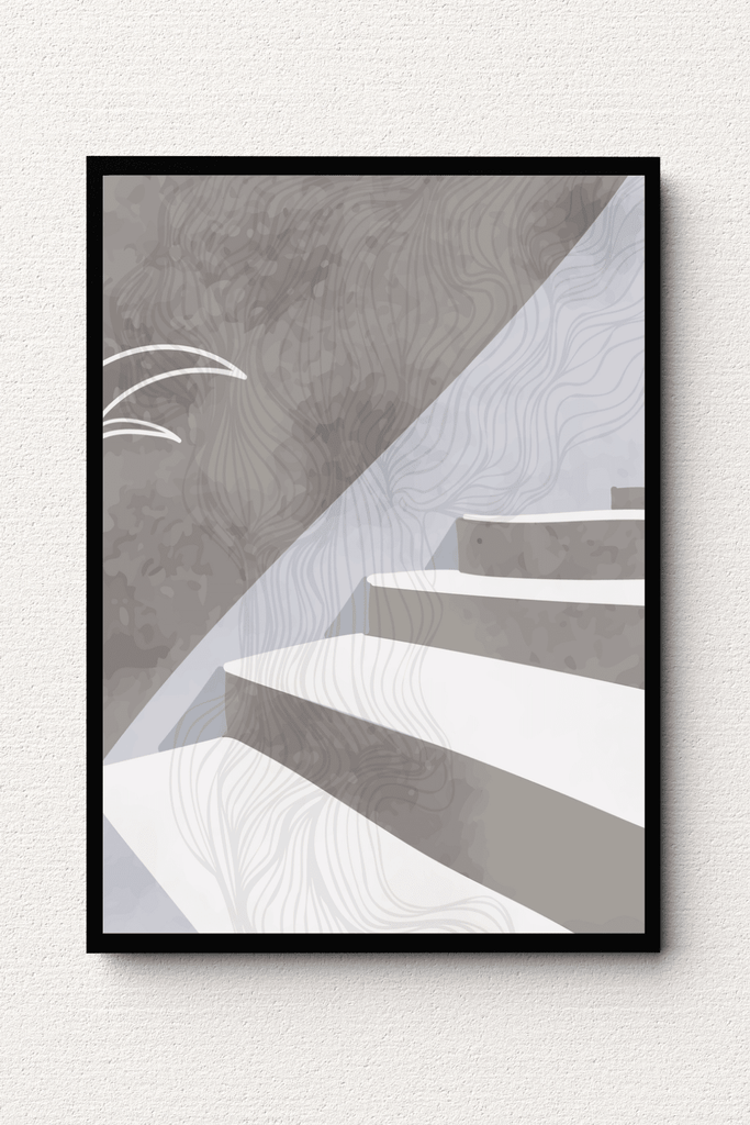 Ethereal Stairwell Wall Art