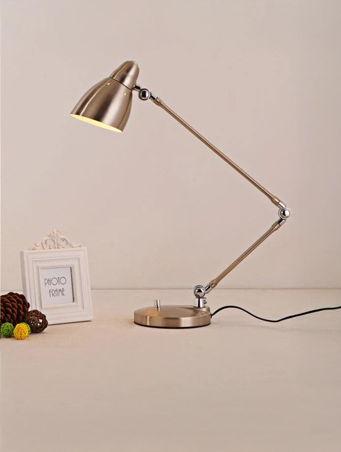 Light Gold Adjustable Desk Table Lamp