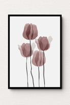 Taco Tulip Floral Abstract Wall Art II FAI12 