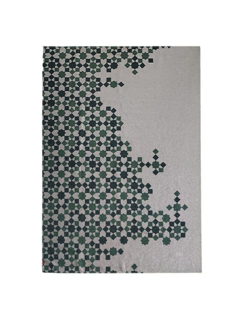 Green Multi color Digital Printed Rug (2 Sizes available) DIGITAL PRINTED DURRY Homekode 170x240 CM 
