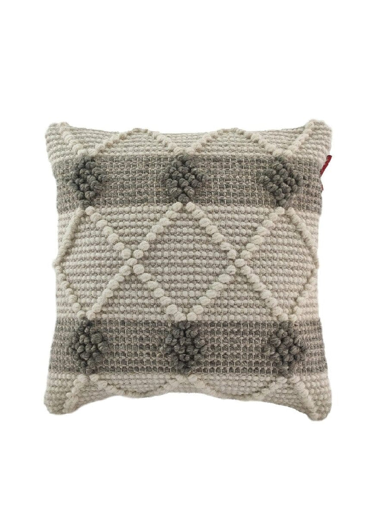 Cross Wool & Cotton Cushion With Filler (45x45 CM)