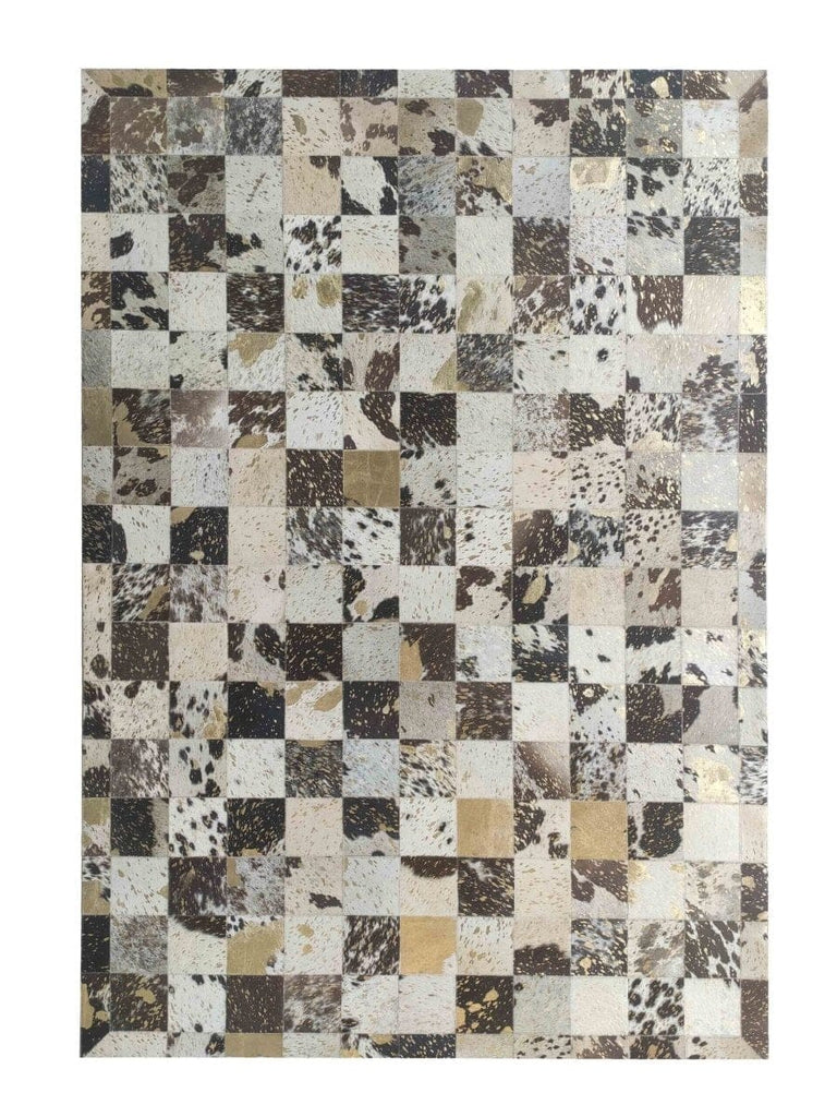 Multi-Color Leather Rug (2 Sizes Available) Homekode 