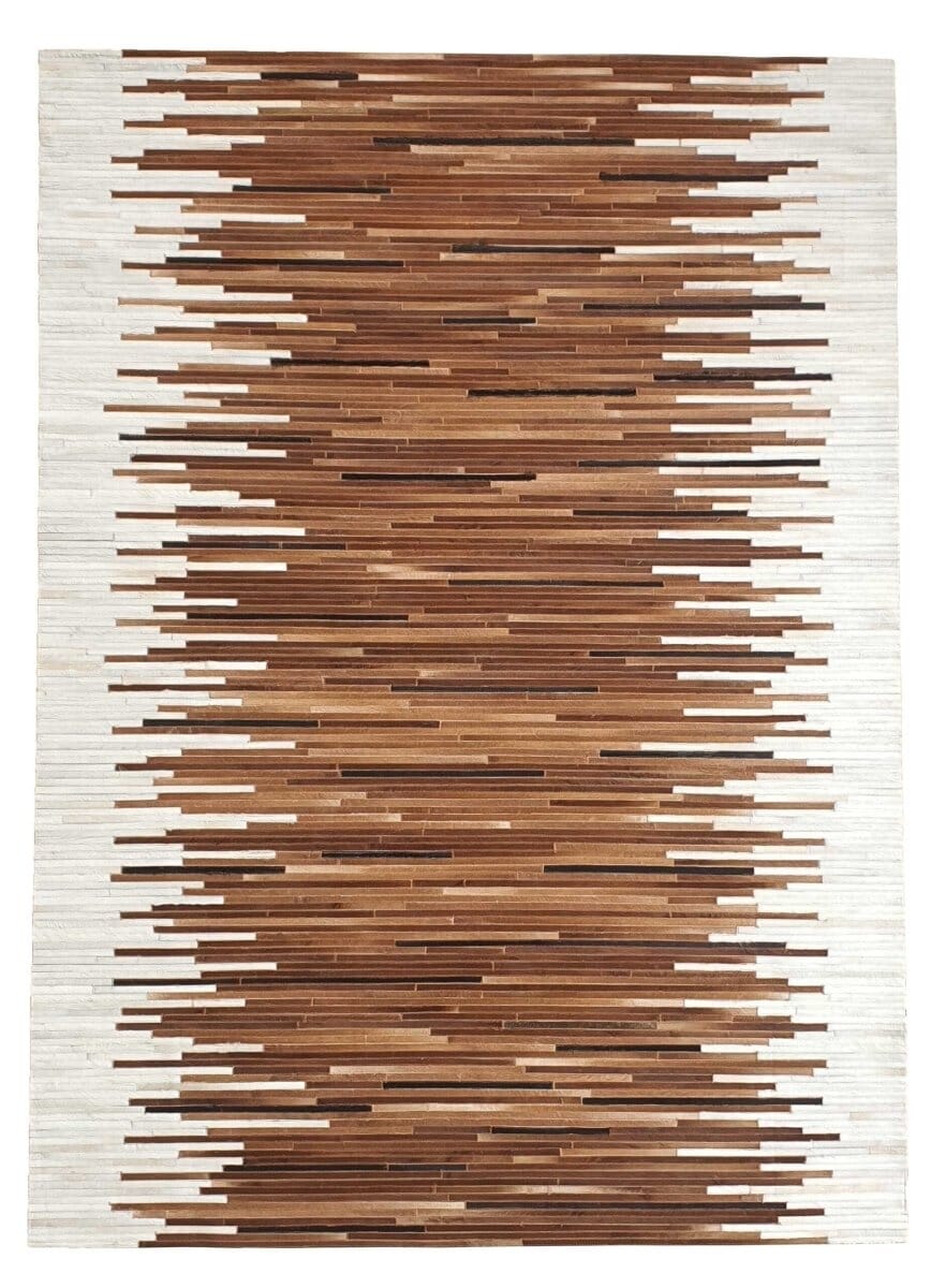 Timber Tones Gradient - Leather Rug (4 Sizes) LEATHER RUG  