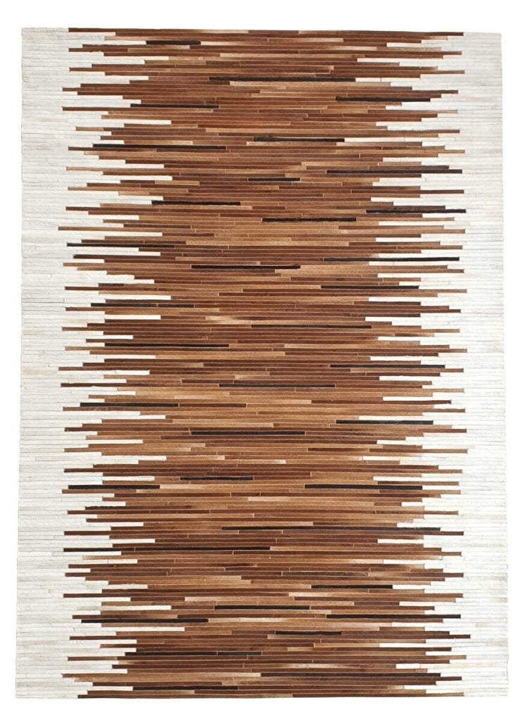 Timber Tones Gradient - Leather Rug (4 Sizes) LEATHER RUG RAM 