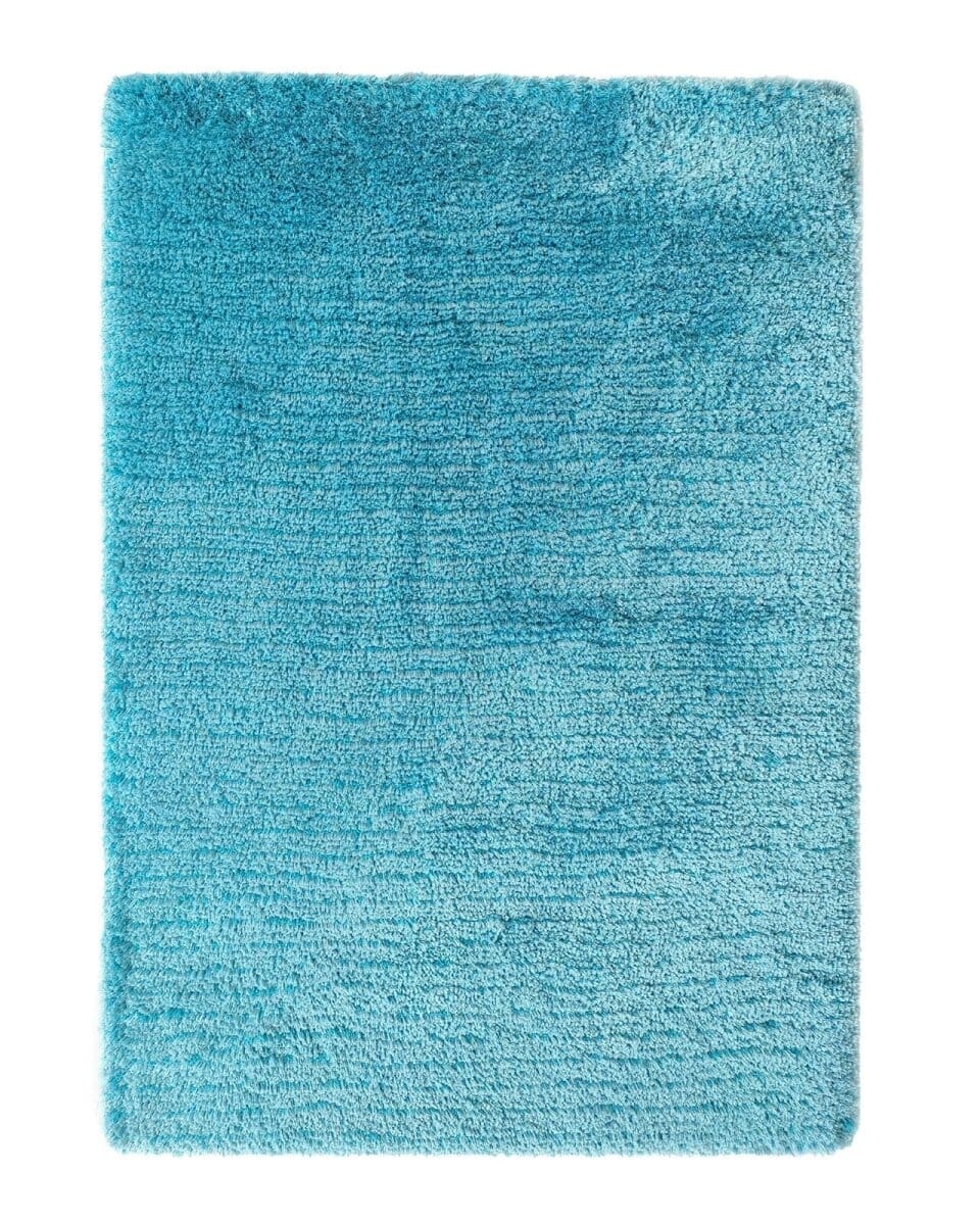 Turquoise Fluffy Shaggy Rug (2 Sizes)