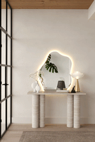 Irregular Cloud Shape Wall Mirror with Backlit LED