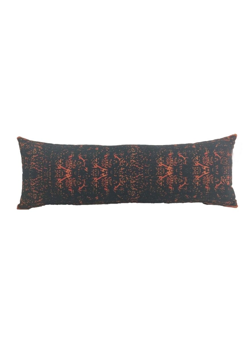 Red & Black Printed Cushion With Filler (30x90 CM)