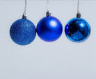 Blue Christmas Ball Ornaments Set Homekode 