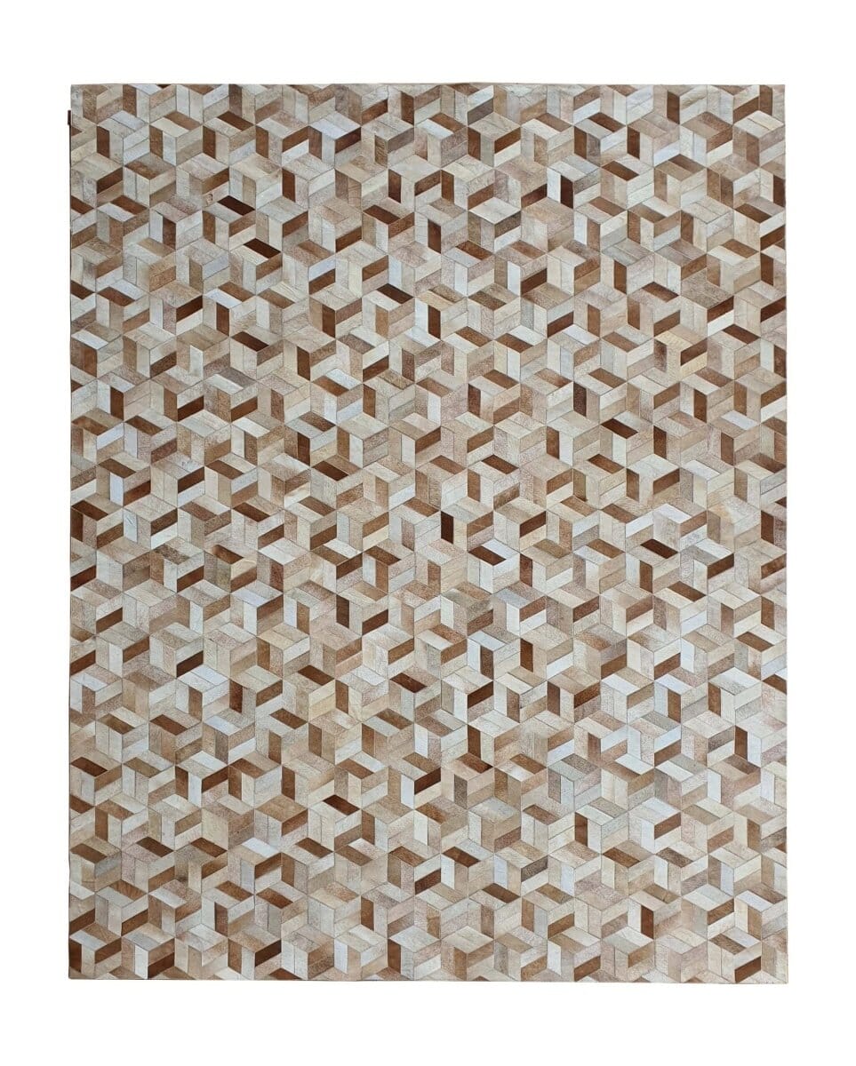 Golden Gradient Oasis - Leather Rug (4 Sizes) LEATHER RUG  