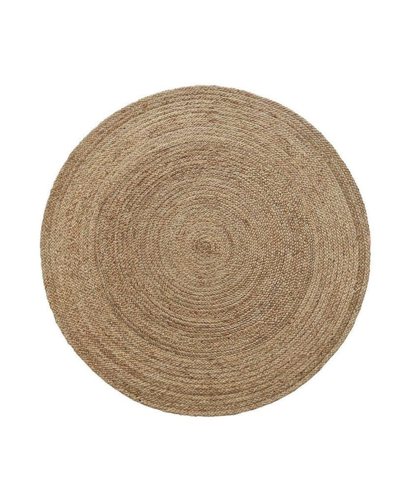 Serenity Circle - Natural Braided Jute Round Rug (200 CM)