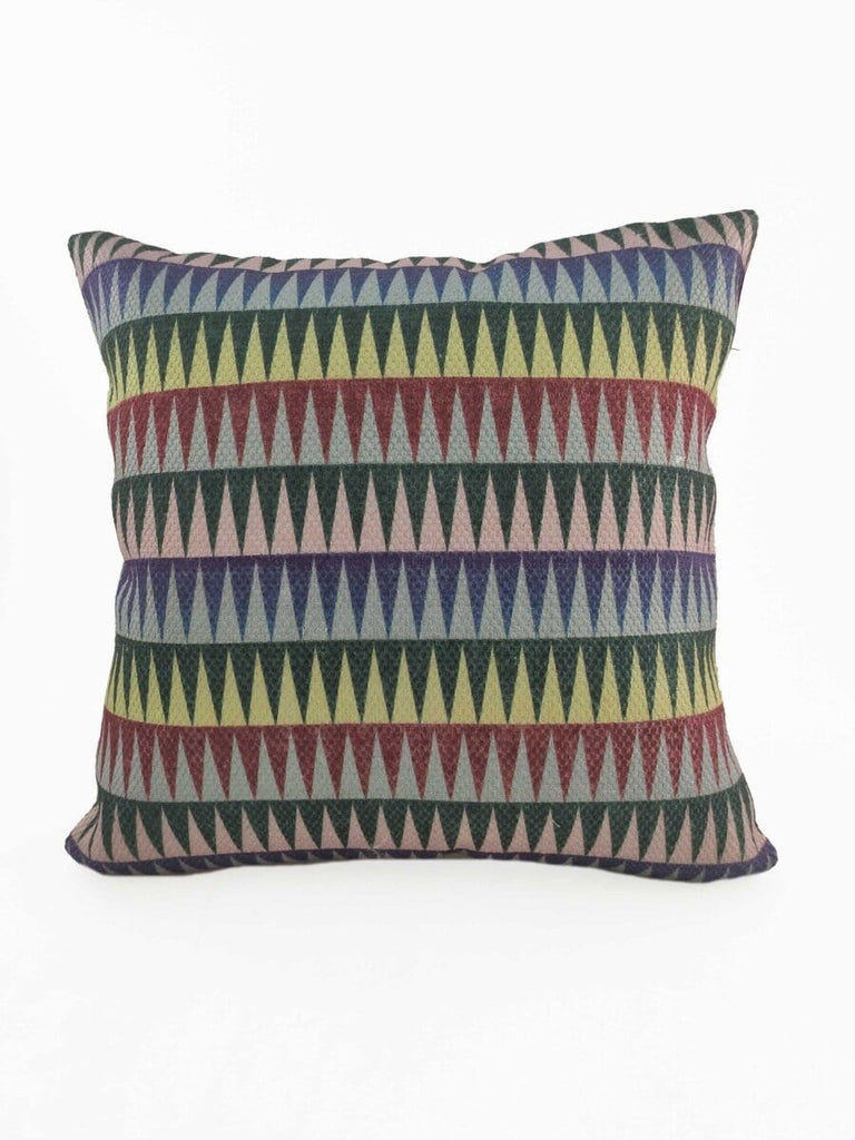 Triangular Multi-Colored Polyester Cushion Cover (45x45 CM)