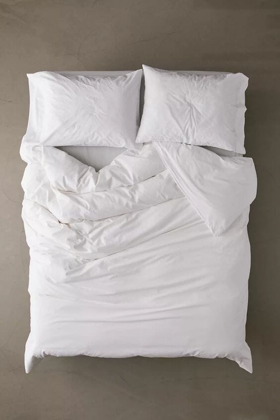 Premium High-quality Plain Bed Sheet Duvet Cover and Pillow Cases Set (6 Pieces Set)