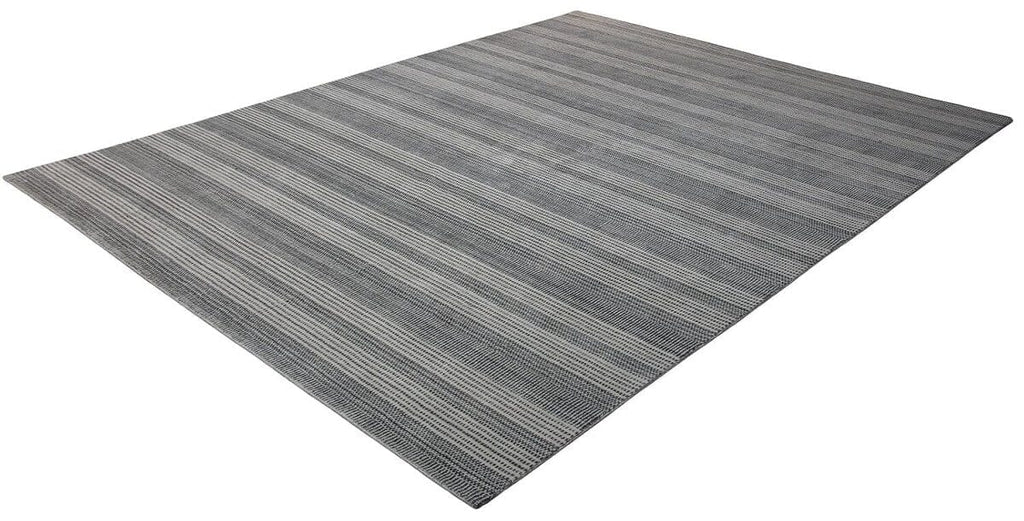 Gray Elegance Striped - Handmade Rug (300x400 CM) HANDMADE CARPET RAM 