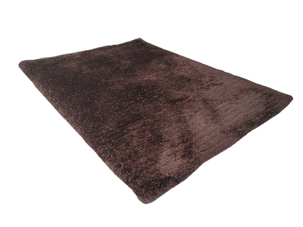 Dark Brown Fluffy Shaggy Rug (200x300 CM)