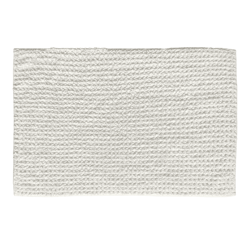Bleach White Textured Bath Mat (60x90 CM)