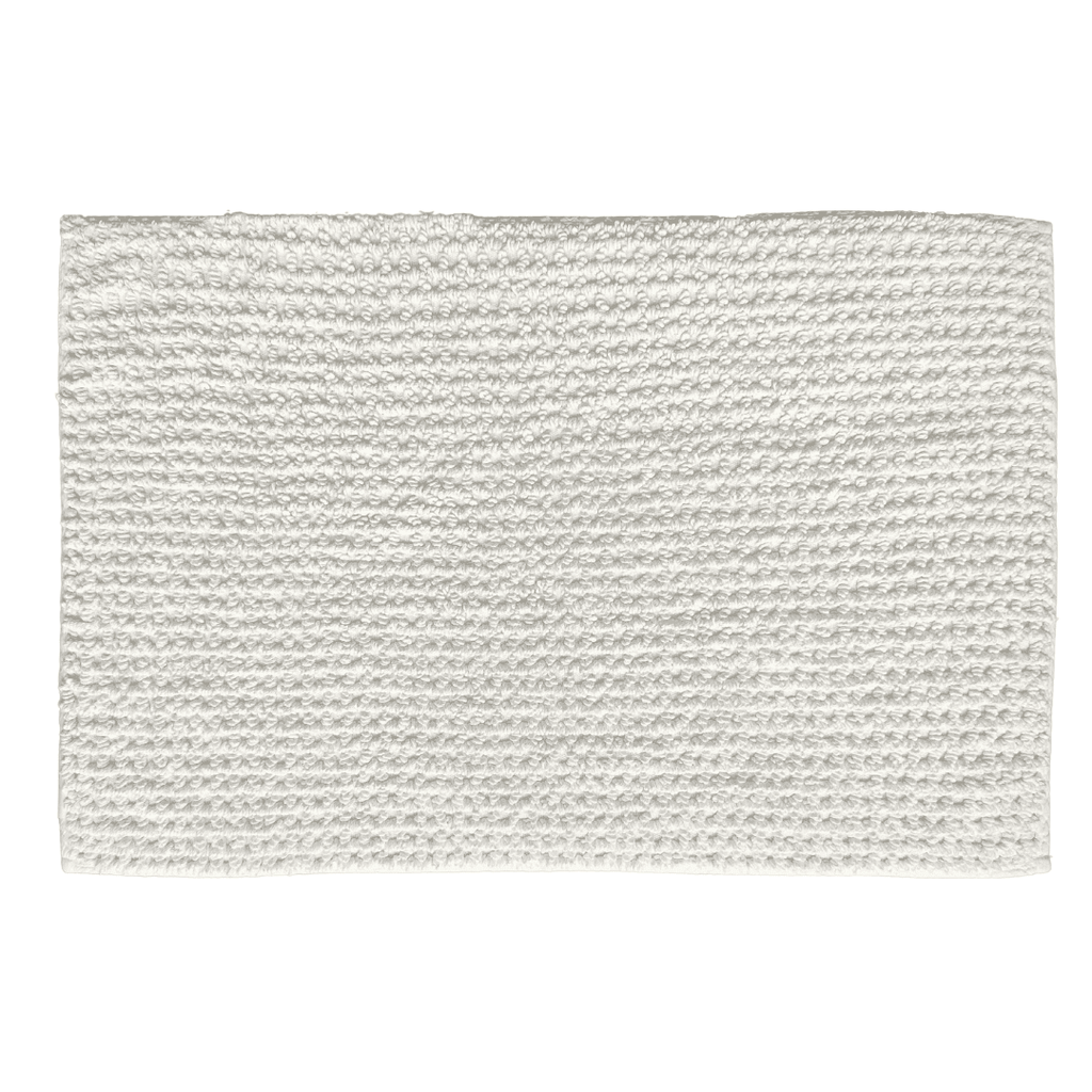 Bleach White Textured Bath Mat (60x90 CM)