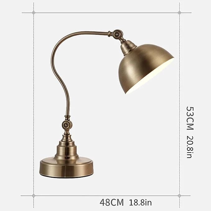 Gold Table Lamp with Metal Shade Home Homekode 