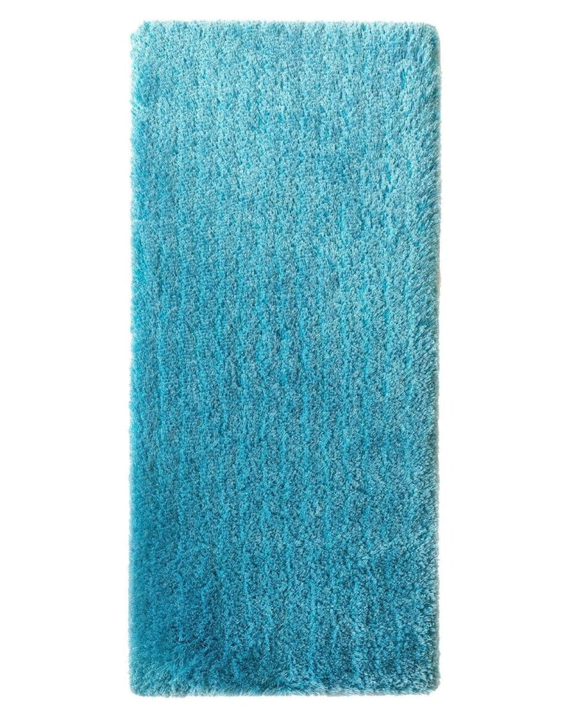 Hallway Turquoise Fluffy Shaggy Rug (2 Sizes)