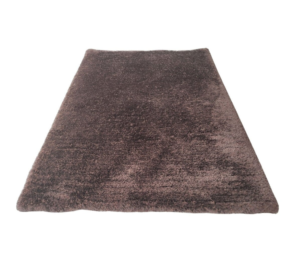 Dark Brown Fluffy Shaggy Rug (200x300 CM)