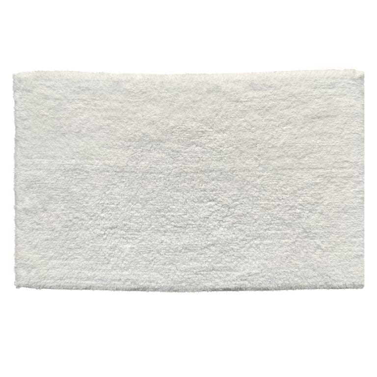 Bleach White Minimalist Bath Mat (2 Sizes)