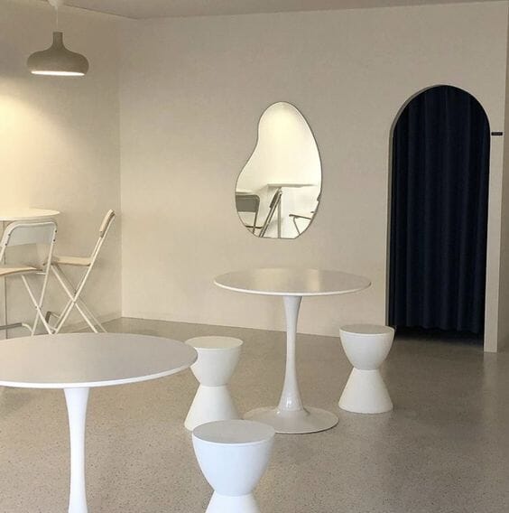 Bean Shape Mirror with LED (90x70 CM) Mirrors Homekode 