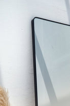 Adeline Black Frame Rectangular Wall Mirror