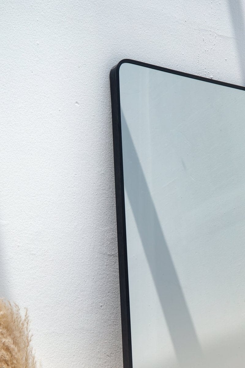 Adeline Black Frame Rectangular Wall Mirror